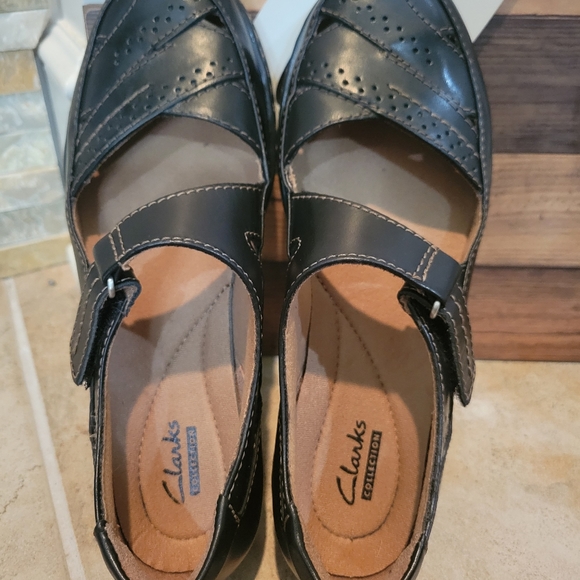 Clarks Collection Black Evianna Crown Mary Jane Lo - Picture 5 of 7